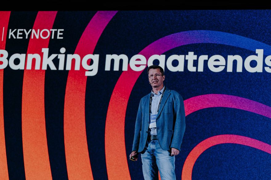 Frank Schwab on the Main Stage at Money Motion 2026